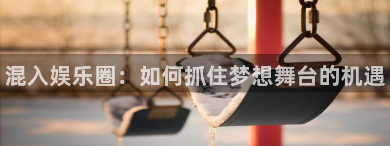 天天中彩app最新版：混入娱乐圈：如何抓住梦想舞台的机遇